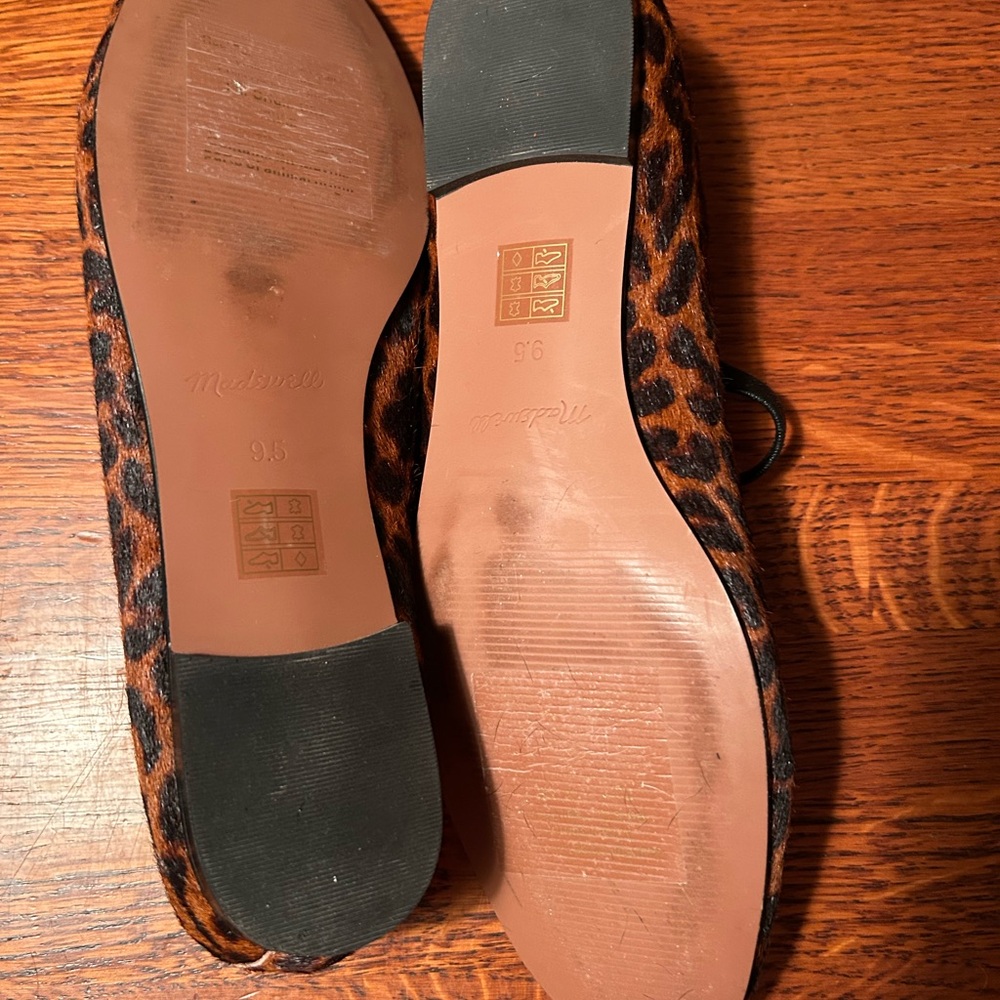 Madewell the Greta ballet flat in Cheetah calf-hair - Picture 6 of 7